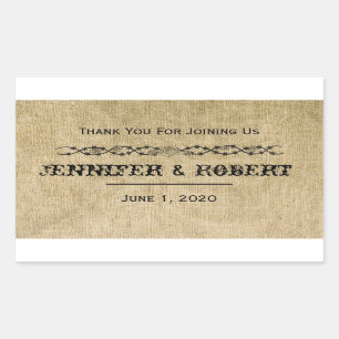 RECHTECKIGER AUFKLEBER