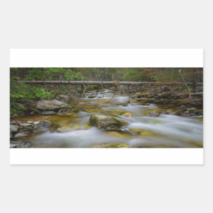 Rechteckiger Aufkleber des felsigen