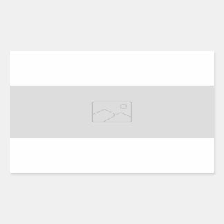 Rechteckiger Aufkleber mit dem Bild