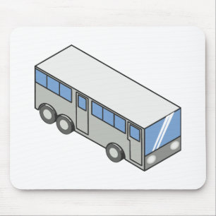 Rechteckiger Bus Mousepad