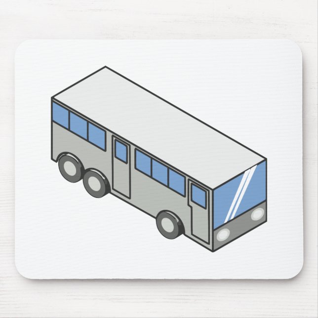 Rechteckiger Bus Mousepad (Vorne)