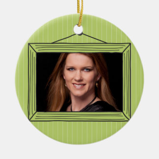 Rechteckiger handdrawn Bilderrahmen Keramikornament