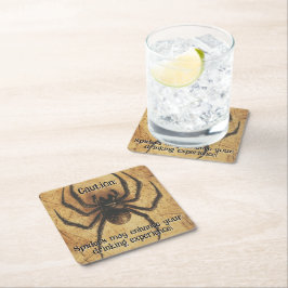 🕷️ RECHTECKIGER PAPPUNTERSETZER