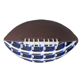 Rechteckiges Sapphire Blue Football