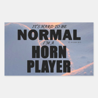 Rechteckkantsticker für den normalen Horn Rechteckiger Aufkleber