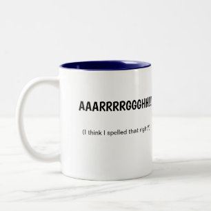 Rechter Kaffee-Tasse Zweifarbige Tasse