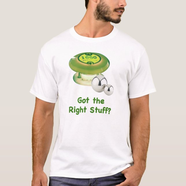 Rechter Material-Flipperautomat T-Shirt (Vorderseite)