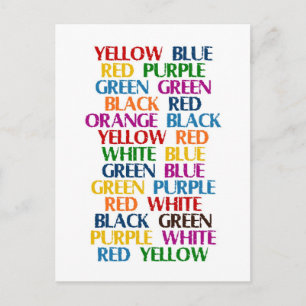 Rechtes Gehirn, Verlassen Hirnkonflikt Postkarte