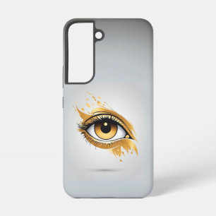 Rechtes, goldenes Auge Samsung Galaxy Hülle