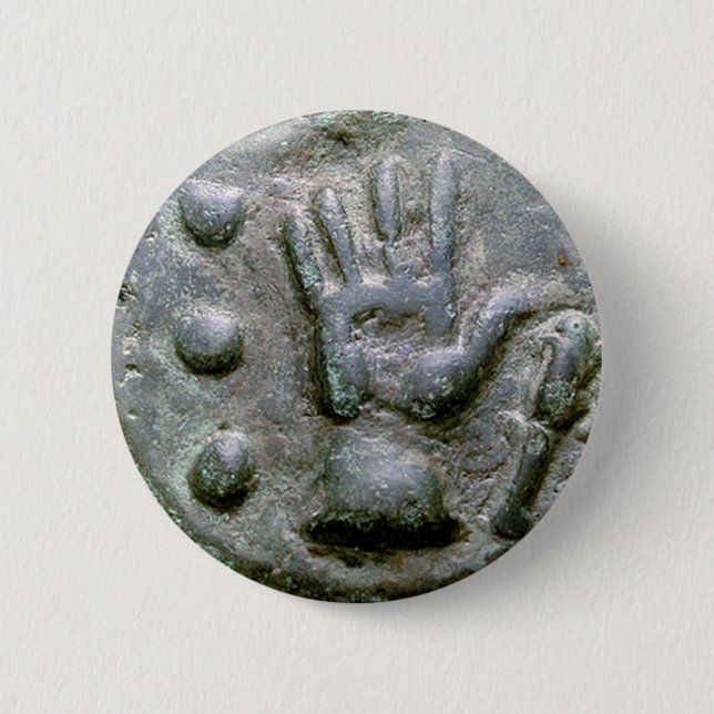 Rechtes Hand Aes Grave Quadrans Button (Vorderseite)