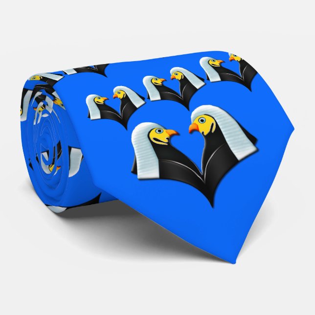 Rechtliche Adler für Royal Blue Krawatte (Gerollt)