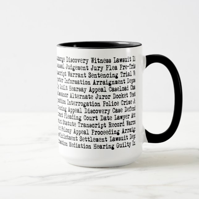 Rechtliche Begriffe Terminologie Tasse (Rechts)