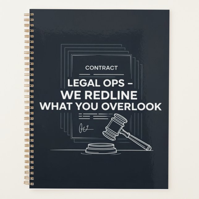 Rechtliche Maßnahmen - Wochenplaner (Vorderseite)