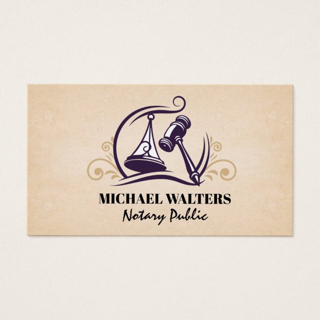 Rechtliche Skala | Gavel Logo (Vorderseite)