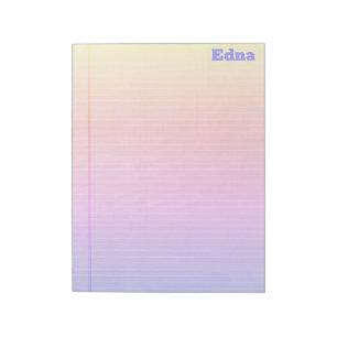 Rechtlicher Name des Pad Rainbow Gradient Darker Notizblock