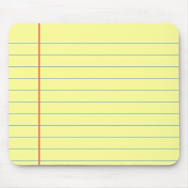 Rechtlicher Notizblock-Muster Mousepad (Vorne)