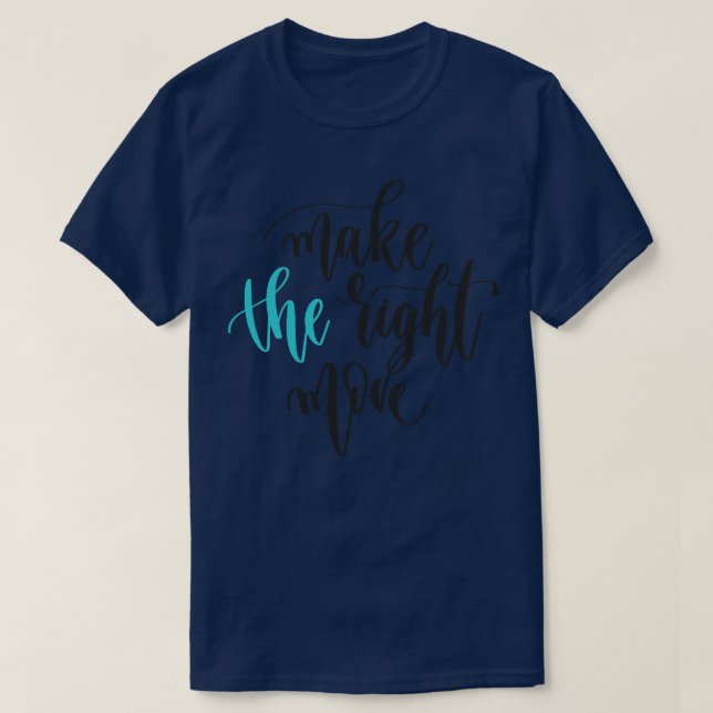 Rechts bewegen 1 T-Shirt (Design vorne)