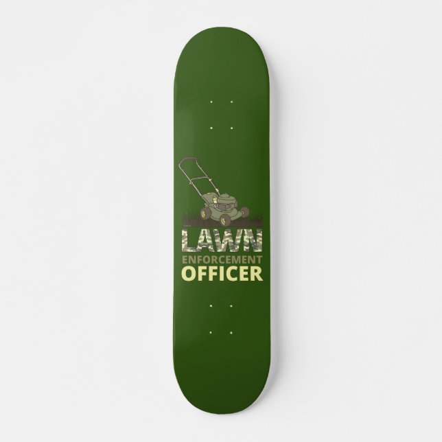 RECHTSANFORDERUNGSBEAUFTRAGTER lustiges Gartengesc Skateboard (Vorne)
