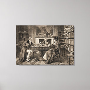 Rechtsanwalt 1895 leinwanddruck