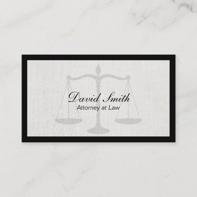 Rechtsanwalt am visitenkarte (Vorderseite)