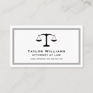 Rechtsanwalt Anwalt Gerechtigkeit Waage Schwarz We Visitenkarte