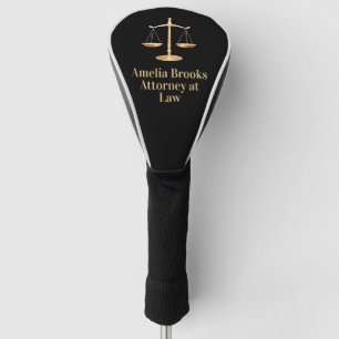 Rechtsanwalt Anwalt Geschäft Golf Headcover