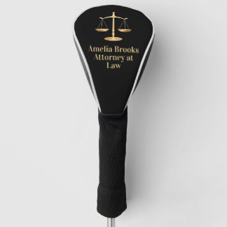 Rechtsanwalt Anwalt Geschäft Golf Headcover