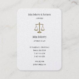 Rechtsanwalt | Elegantes Gold Visitenkarte