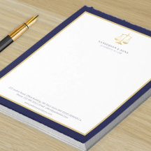 Rechtsanwalt elegantes Logo mit Waage der Gerechti