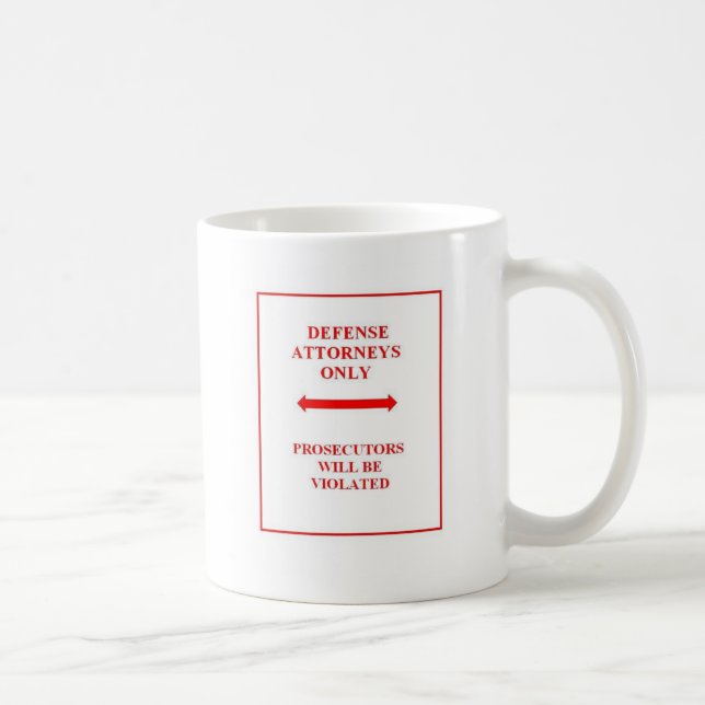 Rechtsanwalt-Geschenk Kaffeetasse (Rechts)