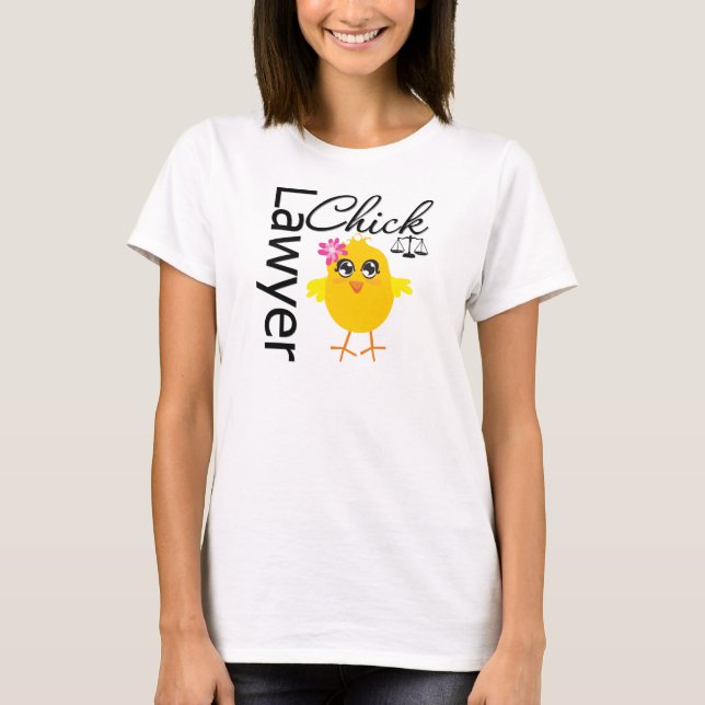 Rechtsanwalt-Küken T-Shirt (Vorderseite)