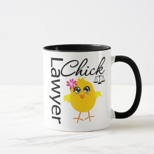 Rechtsanwalt-Küken Tasse (Rechts)