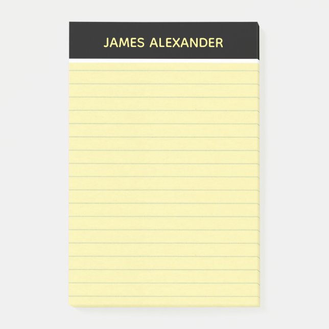Rechtsanwalt legal post-it klebezettel (Vorderseite)