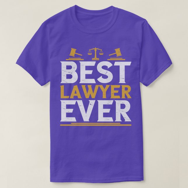 Rechtsanwalt Lover Funny Attorney Bester Rechtsanw T-Shirt (Design vorne)