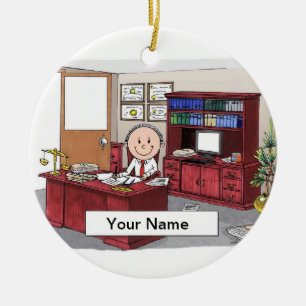 Rechtsanwalt - Mann Keramik Ornament