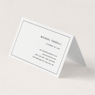Rechtsanwalt Minimalistisch Klassisch Profi Visitenkarten