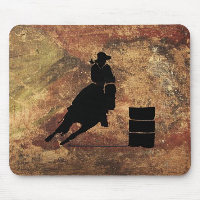 Rechtsanwalt Racing Girl Silhouette Wir haben Grun Mousepad (Vorne)