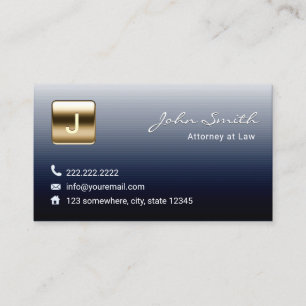 Rechtsanwalt-Rechtsanwalts-königliches Visitenkarte