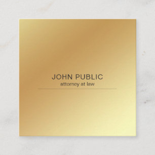 Rechtsanwalt Rechtsanwaltsbüro-am eleganten Quadratische Visitenkarte