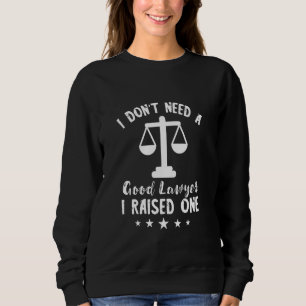 Rechtsanwalt Rechtsstudent Ich zog einen Rechtsstu Sweatshirt