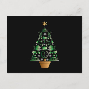 Rechtsanwalt Weihnachtsbaum Postkarte