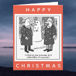 Rechtsanwälte & Snowman Cartoon - Frohe Weihnachte Karte<br><div class="desc">Frohe Weihnachten für einen Anwalt. Legale Weihnachtskarte. Weihnachtskarte mit lustigem Cartoon mit Anwälten und einem Schneemann. Kartendesign für Anwälte,  Anwälte,  Rechtsanwälte,  Rechtsanwälte,  Rechtsanwälte und Rechtsanwälte. Die Weihnachtskarte,  die Sie mit Ihren eigenen Daten personalisieren und an Weihnachten ausschicken können.</div>