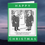 Rechtsanwälte & Snowman Cartoon - Frohe Weihnachte Karte<br><div class="desc">Frohe Weihnachten für einen Anwalt. Legale Weihnachtskarte. Weihnachtskarte mit lustigem Cartoon mit Anwälten und einem Schneemann. Kartendesign für Anwälte,  Anwälte,  Rechtsanwälte,  Rechtsanwälte,  Rechtsanwälte und Rechtsanwälte. Die Weihnachtskarte,  die Sie mit Ihren eigenen Daten personalisieren und an Weihnachten ausschicken können.</div>