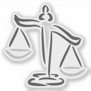 Rechtsanwältin Anwalt Richter Anwaltskanzlei Aufkleber