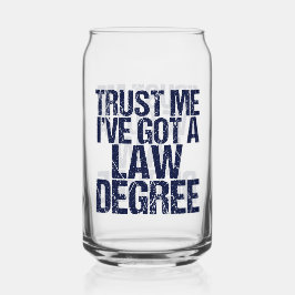 Rechtsanwältin der Funny Law School Abschluss Dosenglas