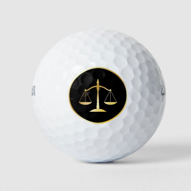 Rechtsanwältin Golfball (Vorderseite)