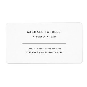 Rechtsanwältin Minimalistische klassische Beruflic