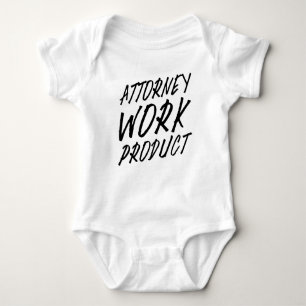 Rechtsanwalts-Arbeits-Produkt (Gekritzel) Baby Strampler