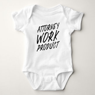 Rechtsanwalts-Arbeits-Produkt (Gekritzel) Baby Strampler