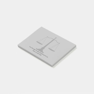 Rechtsanwalts-Büro Post-it Klebezettel